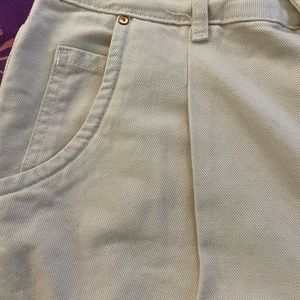 Beige ZARA balloon fit jeans